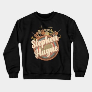 Music Tour Vintage Retro // Stephen Hague Crewneck Sweatshirt